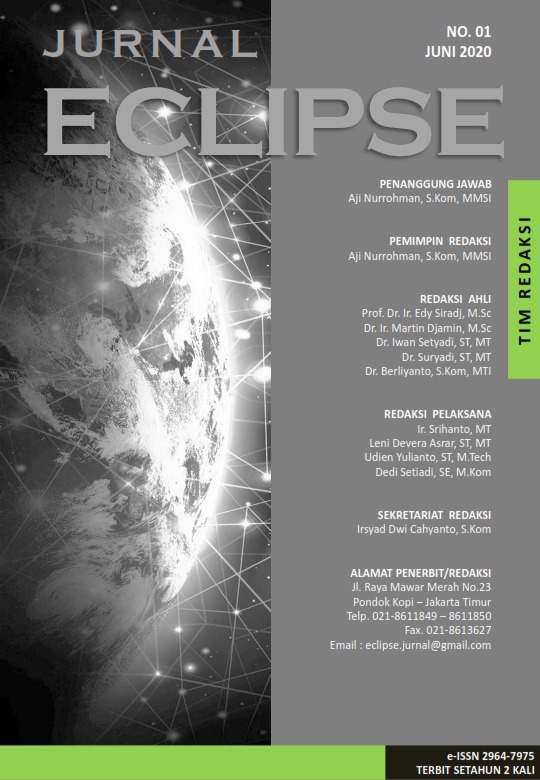 					Lihat Vol 1 No 1 (2020): Eclipse Jurnal Sistem Informasi
				